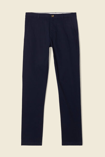 Pantalon slim Instinct chino bleu foncé homme