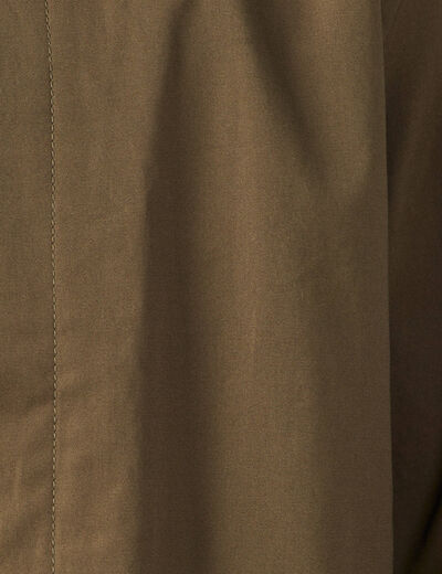 Trench éco-responsable vert kaki homme