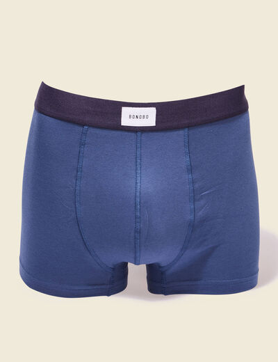 Lot 2 boxers bleu foncé homme