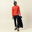 Pull éco-responsable orange homme