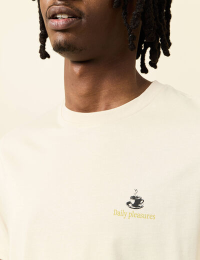 T-shirt manches courtes sable homme