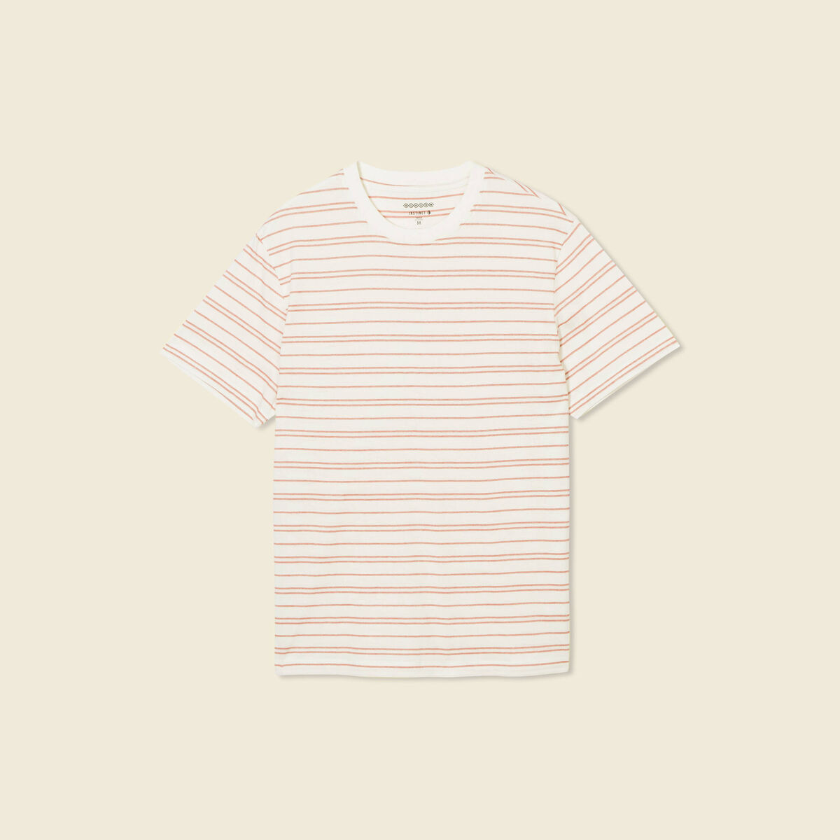 T-shirt éco-responsable ecru homme