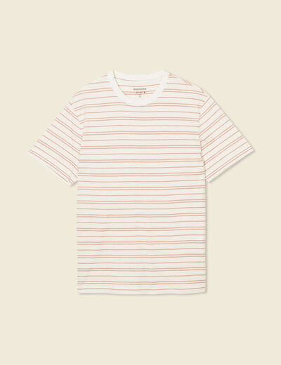 T-shirt éco-responsable ecru homme