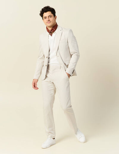 Pantalon chino sable homme