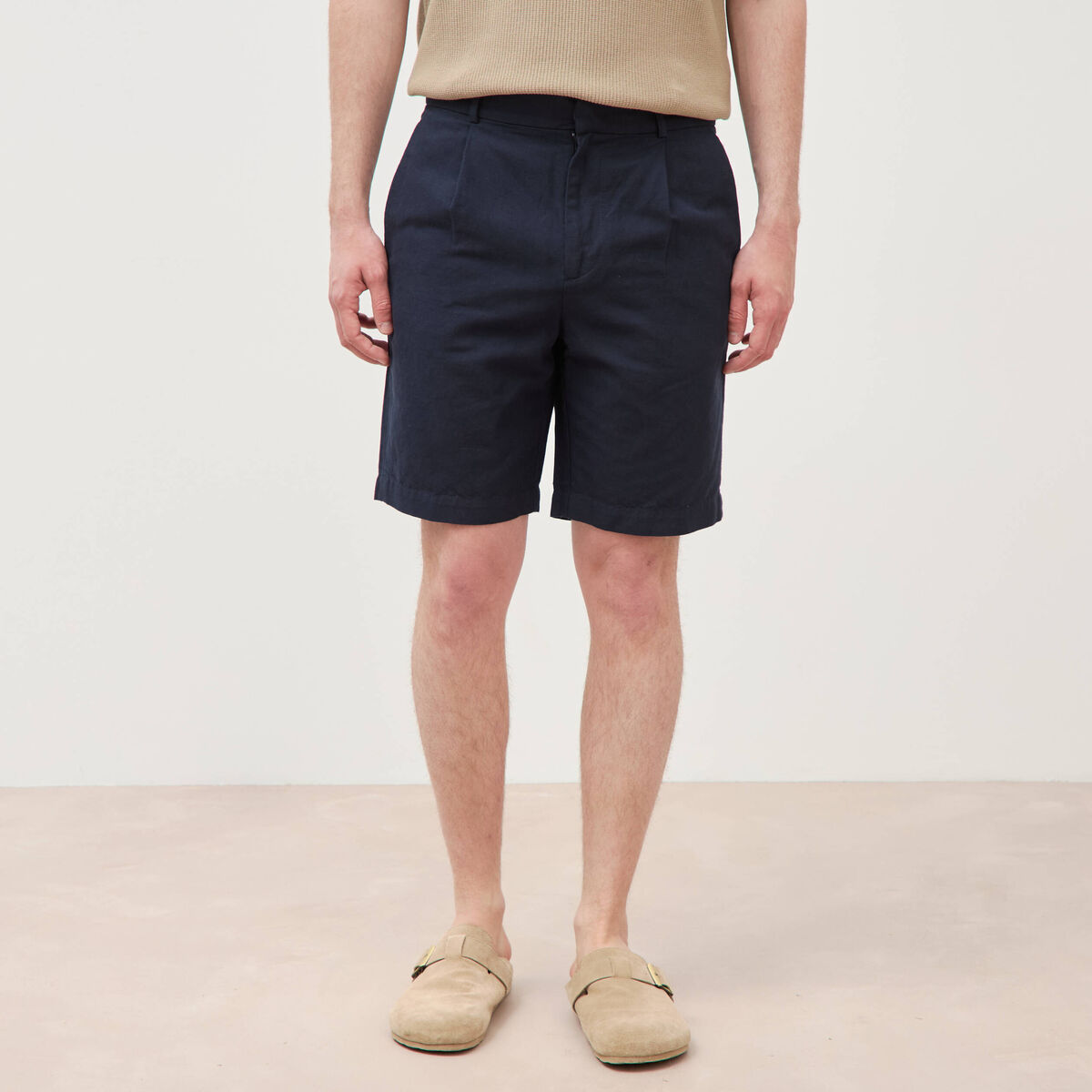 Bermuda bleu marine homme