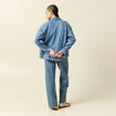 Surchemise en jeans manches longues denim dirty femme