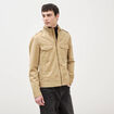 Veste col montant manches longues beige homme