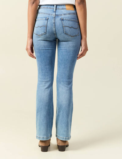 Jeans bootcut denim used femme