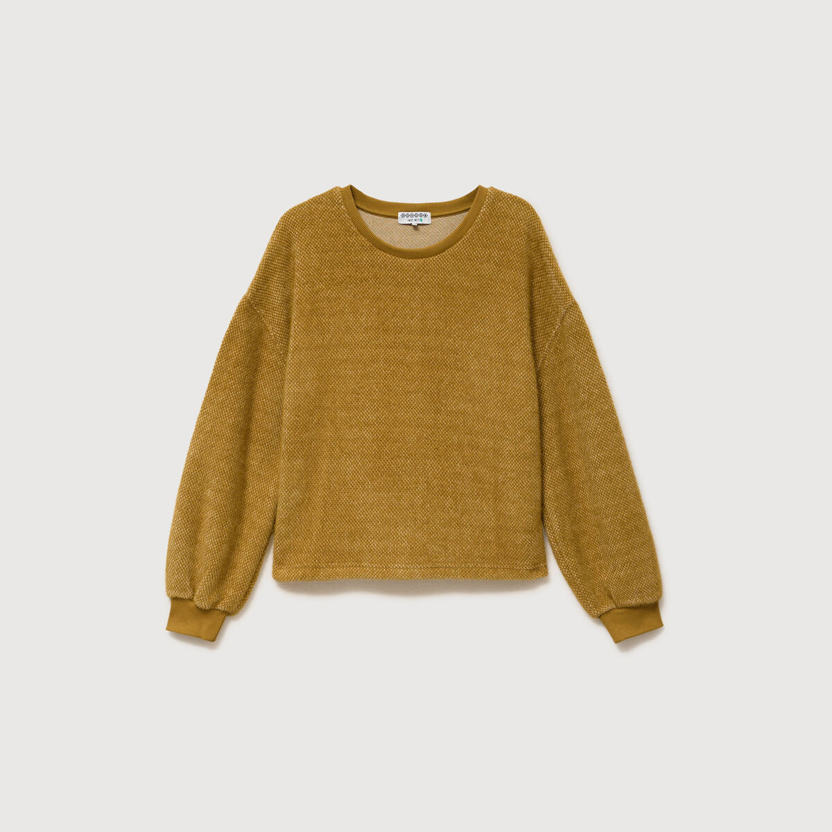 Sweat manches longues camel femme