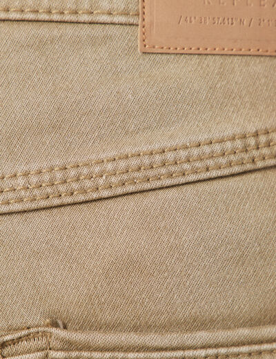 Jeans straight homme beige homme