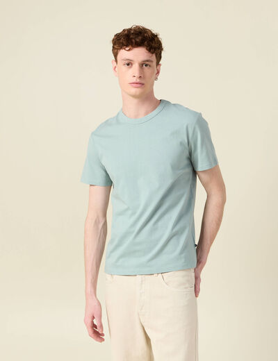 T-shirt éco-responsable bleu gris homme