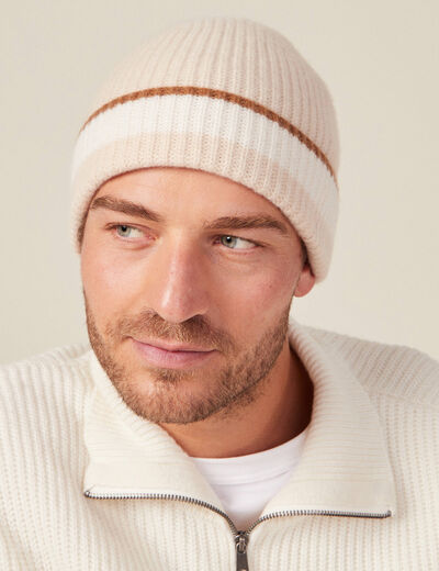 Bonnet fabriqué en France bleu marine homme