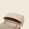 Sac bandouli&egrave;re avec doublure couleur or femme