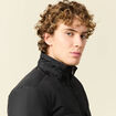 Blouson capuche doublure noir homme
