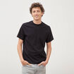 T-shirt en coton manches courtes noir homme