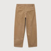 Pantalon coupe large vert kaki homme
