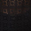 T-shirt manches longues en dentelle noir femme