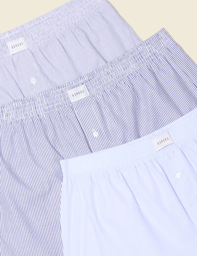 Lot 3 caleçons bleu foncé homme