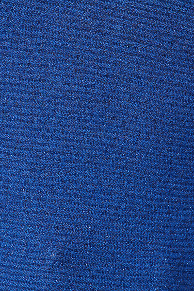 Pull débardeur bretelles bleu electrique femme