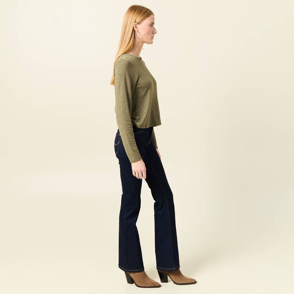 t shirt manches longues vert kaki femme T-shirt manches longues vert kaki femme