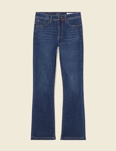 Jeans bootcut denim brut femme