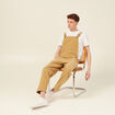 Salopette large beige homme