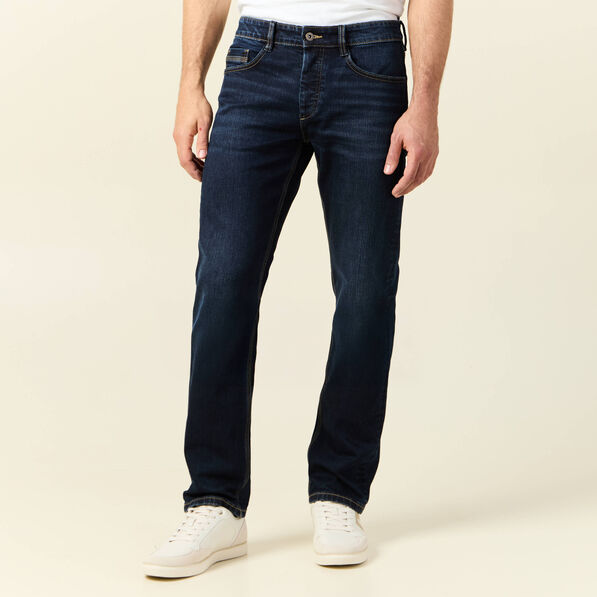 Jeans éco-responsable regular denim brut homme