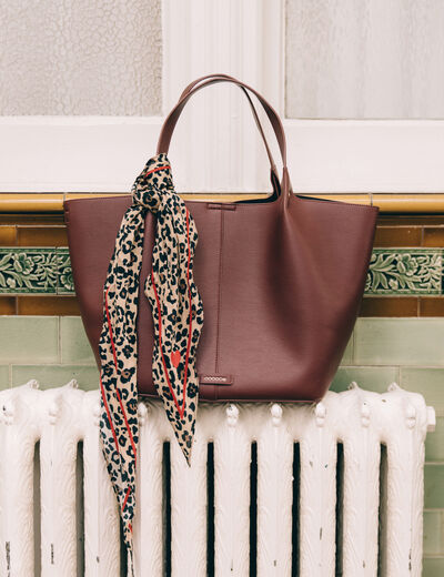 Sac cabas prune femme