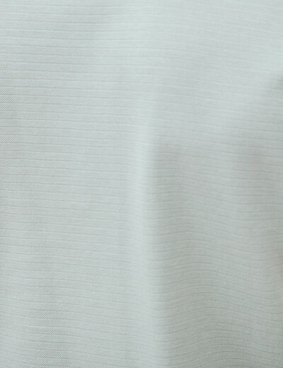 Polo cintr&eacute; en coton manches courtes vert clair homme