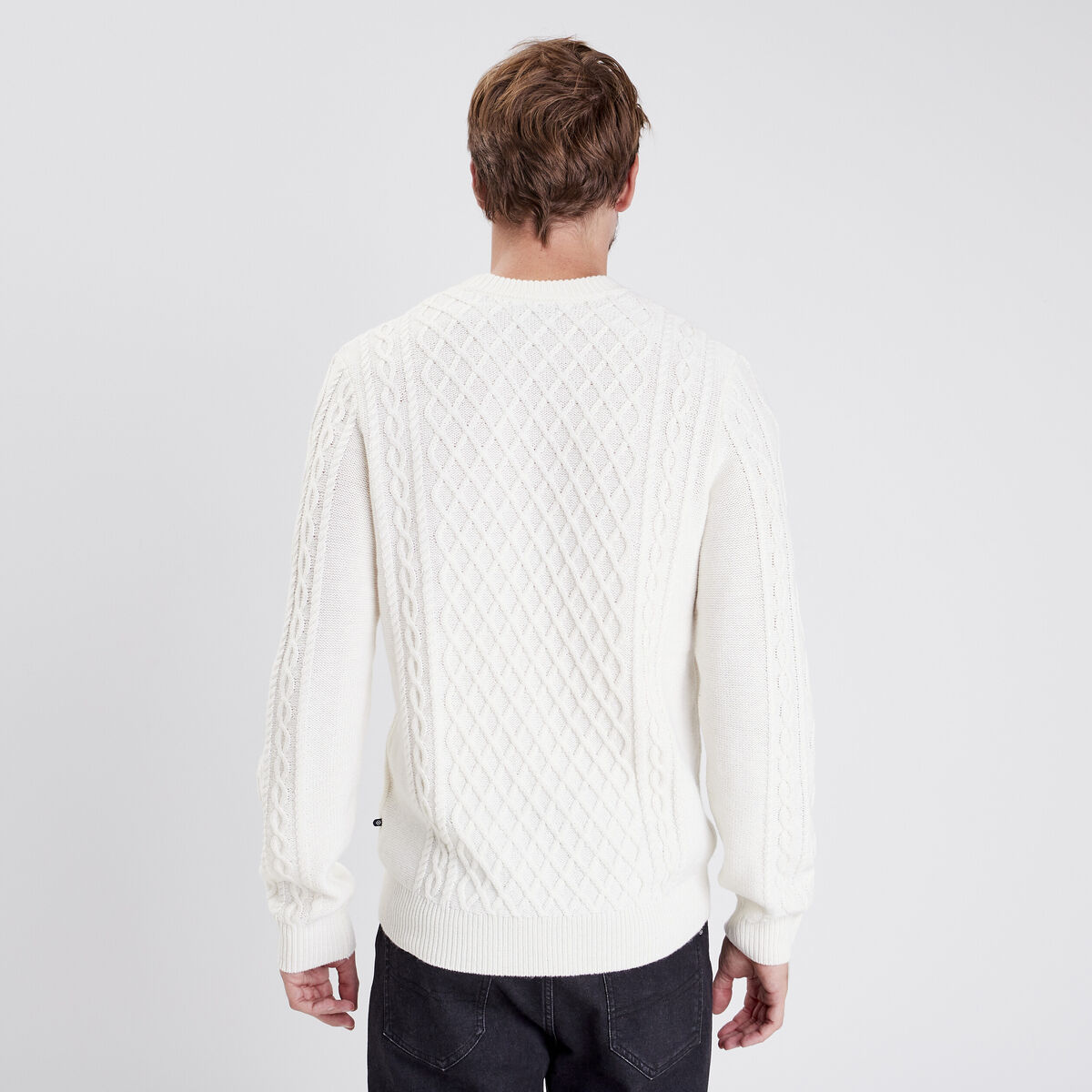 Pull éco-responsable ecru homme