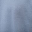 Sweat col rond manches longues en coton bleu gris homme