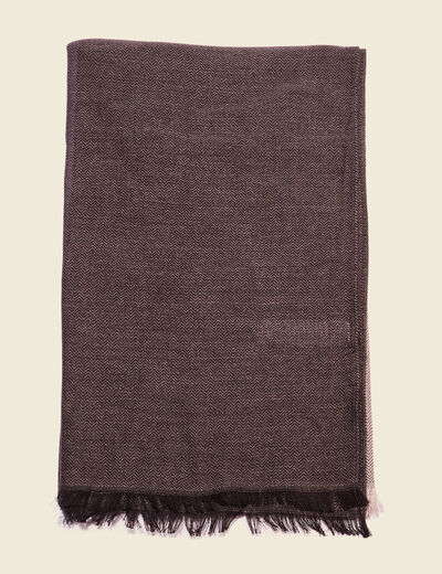 Foulard gris foncé homme