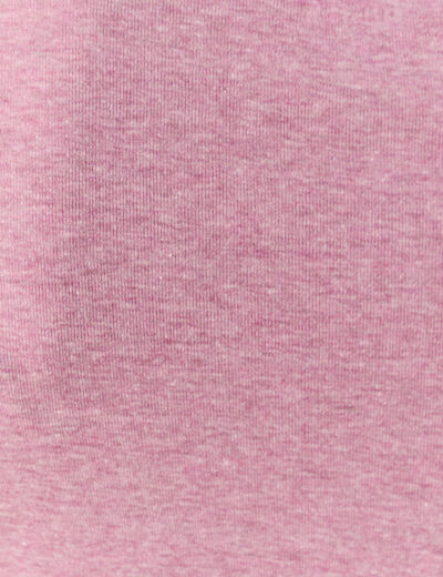 T-shirt cintr&eacute; manches longues col rond mauve femme