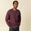 Sweat manches longues bordeaux homme