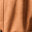 Veste manches longues col classique camel femme