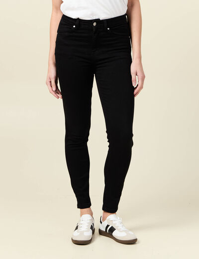 Jeans skinny éco-responsable denim noir femme