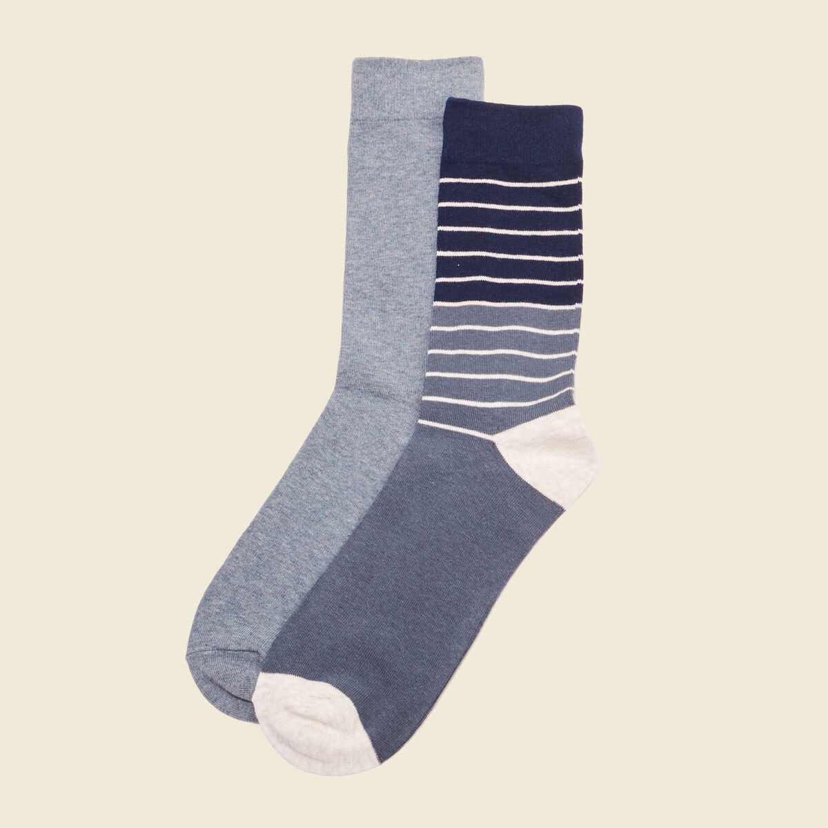 Lot 2 paires chaussettes vert foncé homme