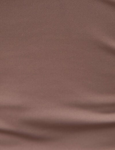 Brassi&egrave;re ajust&eacute;e cropped marron femme