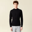 Pull manches longues noir homme