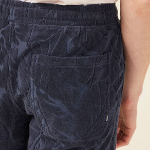 Bermuda large à coulisse bleu marine homme