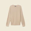 Pull manches longues fabriqu&eacute; en France sable homme