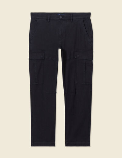 Pantalon cargo noir homme