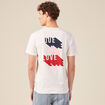 T-shirt manches courtes ecru homme