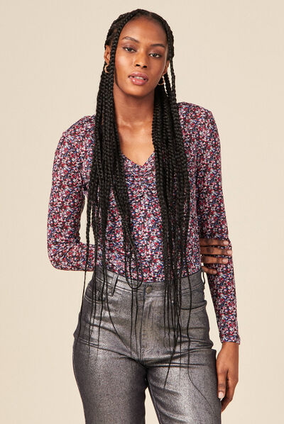 T-shirt éco-responsable noir femme