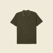 Polo manches courtes vert kaki homme