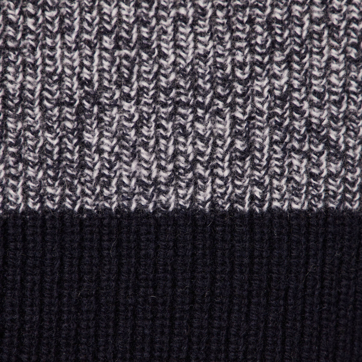 Pull manches longues fabriqué en France marron homme
