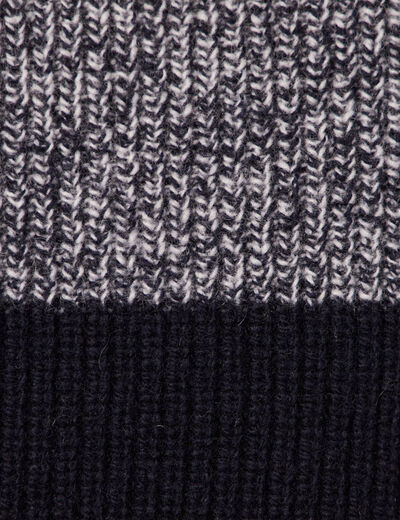 Pull manches longues fabriqué en France marron homme
