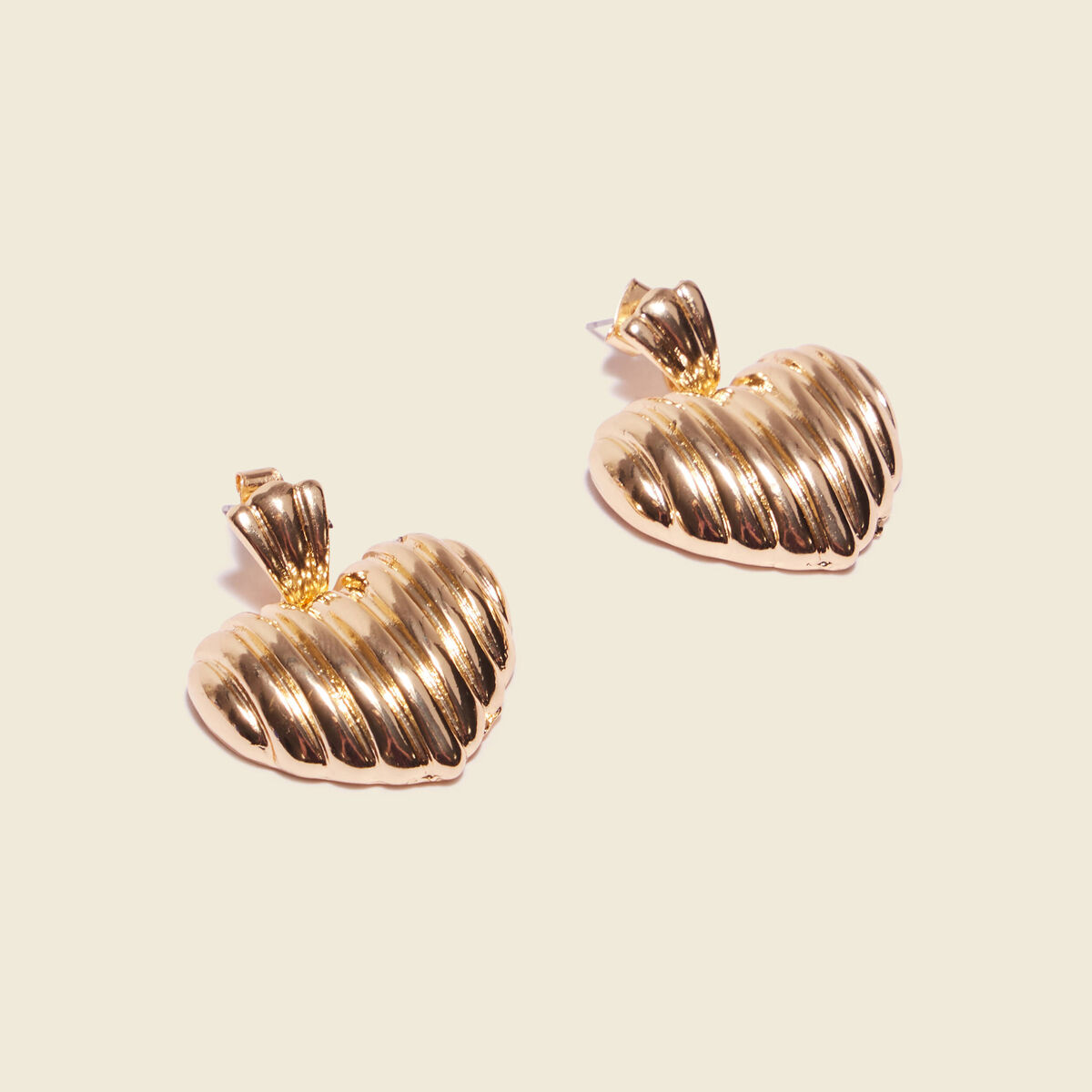 Boucles d'oreilles pendantes couleur or femme