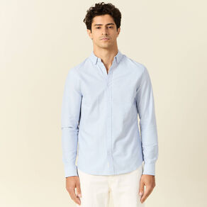 chemise manches longues bleu clair homme Chemise manches longues bleu clair homme