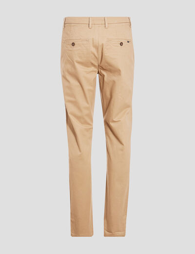 Pantalon slim Instinct chino beige homme